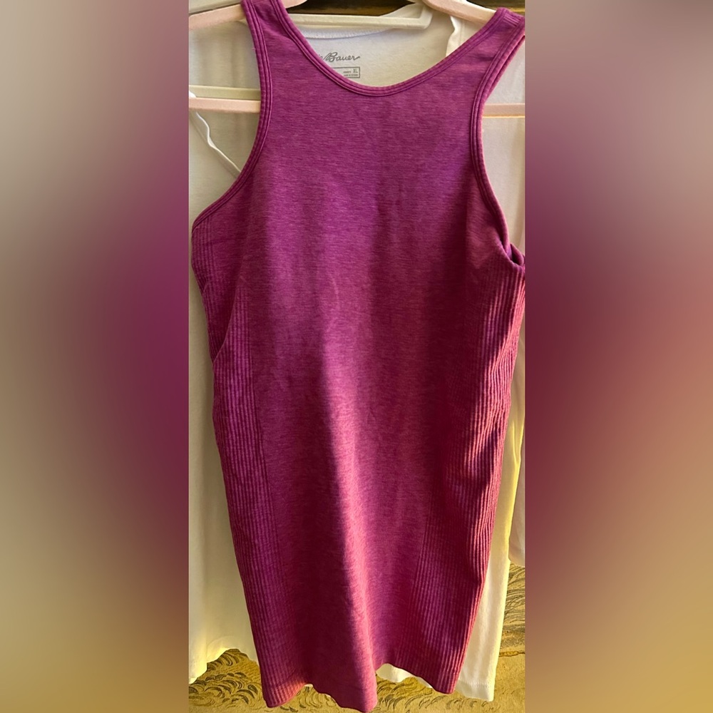 * Lululemon Heathered Seamless Tank Attached Bra SZ 8 * - Picture 3 of 16